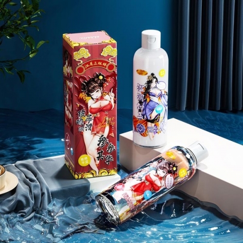 谜姬 国潮 仿真精液/颗粒刺激/人参精华 水基润滑液 200ml